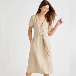 NWT Quince European Linen dress XS